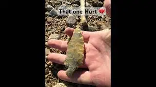 #618 OneHeart breaker of a projectile point. #artifacts #adventure