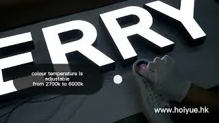 front lit sign 3000-6500K