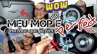 O MELHOR E MAIOR MOP 360&deg; QUE J&Aacute; TIVE 😜 PERFECT PRO MOVE 😉 O NOVO PARCEIRO DAS FAXINAS 🏡 DO LAR 🏡🌹