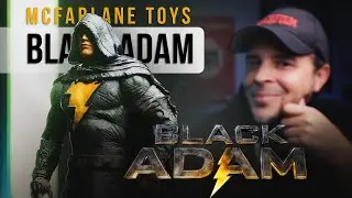 McFarlane Toys Black Adam Movie Figure With Cloak DC Multiverse | Unboxing