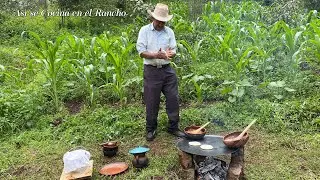 Mi Gonza Hace de Comer en el Campo Donde Anda Trabajando As&iacute; se Cocina en el Rancho