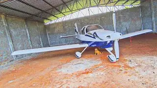 LIGUEI O AVIÃO DEPOIS DE QUASE 20 DIAS PARADO 🛩️ *acionamento Rv10*