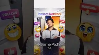 🔥 Realme Pad 3 5G | Big Battery, Smooth Display & 5G Power | Nexora Network #Shorts #realme