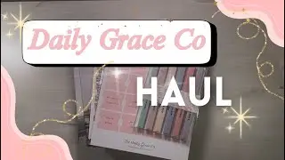 🤎📦 DAILY GRACE CO HAUL & FLIP THROUGH | BIBLE STUDY | CHATTY & ASMR