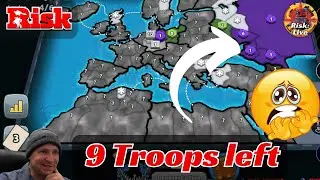 Down to 9 troops and No Cap! | Europe Advanced Caps | Risk: Global Domination