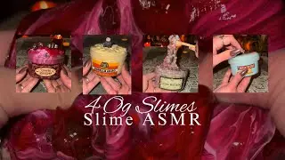 4 OG Slimes | SLIMES ASMR | Slime Review #slimeasmr #slimereview 
