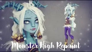 PART 2 DRAENEI WORLD OF WARCRAFT - MONSTER HIGH REPAINT English sub