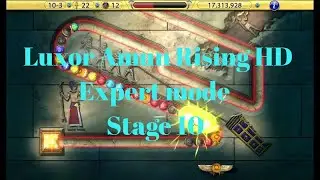 Luxor Amun Rising HD Expert mode stage 10: Anubis' teal power