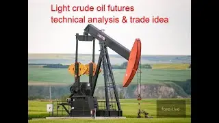Light crude oil futures technical analysis & trade idea