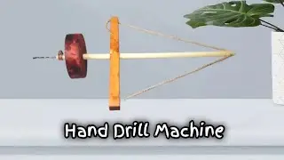 How to make a Hand Drill Machine 😏 // Power full Drill Machine From Wood 🤚/ Hand Drill Tool