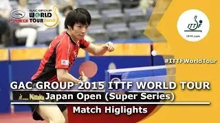 Japan Open 2015 Highlights: TAN Ruiwu vs MATSUDAIRA Kenta (Qualification Group)