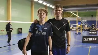 Badminton MS A Sulkaset Elite Aapo Puhakka vs Luka Penttinen Badminton Match