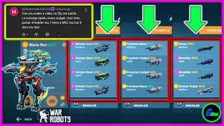 F2P Weapons For Your New Rex | WR - War Robots