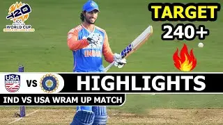 India Vs USA ICC CRICKET World Cup Warm Up Match Highlights 2026 | IND VS USA Highlights