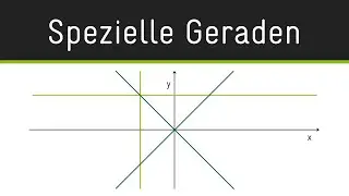 Spezielle Geraden im Koordinatensystem | Orthogonalen & Diagonalen