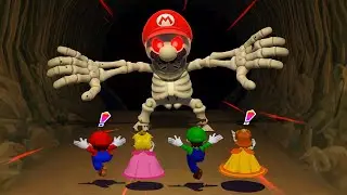 Mario Party Game Cube All Survival Minigames - Who Will Survive? Mario, Peach, Luigi, Daisy?