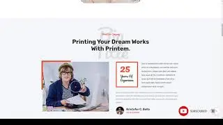 Frintem - Printing Company WordPress Theme design studio online design Easy Create Website