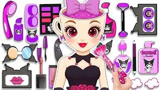 💖Сделай сам из бумаги💖 Распаковка набора-сюрприза Brainrot Ballerina Cappuccina x Kuromi Glow Up ...