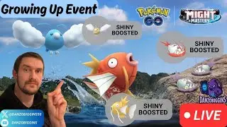 LIVE - Growing Up Event on Pok&eacute;mon GO! 🤩✨👀
