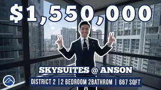 [ПРОДАНО!] Кондоминиум Skysuites с 2 спальнями @ Anson в Танджонг-Пагаре | Домашние помещения