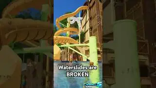 The Waterslides are broken! #planetcoaster2 #frontier #planetcoaster