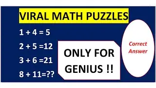 Maths Puzzle | How to solve maths puzzle | Math Puzzle Bangla |