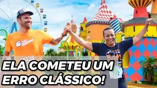 Erro muito juvenil (e comum) durante a Corrida Hopi Hari