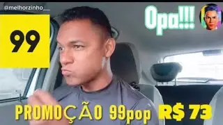 99 SEMPRE COM RECOMPENSA! Mais E$73,00. #melhorzinho #uber #99pop