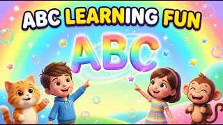 ABC Alphabet Learning for Kids 👶 | Learn A to Z with Fun | 3D Cartoon Educational Song