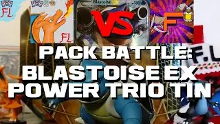 Pokemon TCG Pack Battle VS Fratomon: Blastoise Power Trio Tin