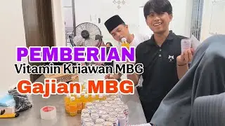 Gajian dan pemberian vitamin #mbg 