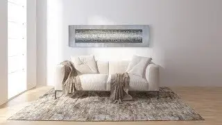 Cream Cluster Silver Wall Art UK