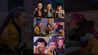 KPop Demon Hunters silly moments in real life