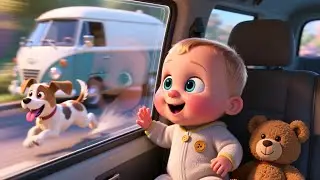 Sunny Van Trip with Baby ☀️🚐🍼 | Kids Fantasy Song | Learn Numbers and Happy Routines