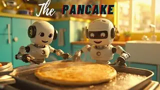 ROBOTS  🤖  ! robots making pancakes ! kids cartoon ! nursery RHYME 😎