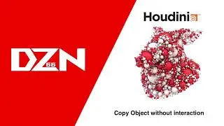 Copy [clone] objects without intersection (overlapping) in sidefx Houdini 19