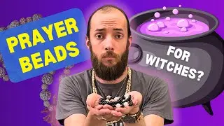 Witch's Prayer Beads - Mala Beads for Witchcraft, Meditation, Chanting, and Ritual
