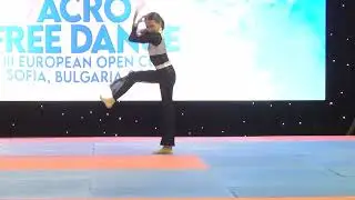 Acro dance egy&eacute;ni Europa Kupa 1 helyezett