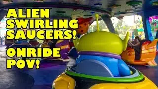Alien Swirling Saucers Toy Story Land Onride POV Walt Disney World Hollywood Studios