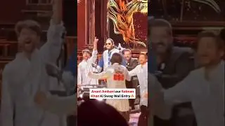 Anant Ambani makes a STYLISH entry on stage with Salman Khan for his Sangeet night 😎 | #shorts