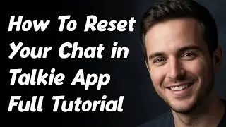 How To Reset Your Chat in Talkie App &ndash; Full Tutorial