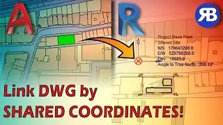 Revit Snippet: How to link DWG Cad files by Shared Coordinates
