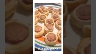 Rustici di w&uuml;rstel in friggitrice ad aria🌬️ : aperitivo facile e gustoso😋 per grandi e bambini🔝