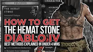 How to Get The Hemat Stone FAST in Diablo 4 - Farm Methods Explained in Under 4 minutes