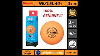 Nittaku 3 Star Nexcel Ball Table Tennis Equipment Review🏓