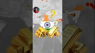 Countries By Gold Reserve Top 9 🤔#shorts #india #gold #usa #geopolitics