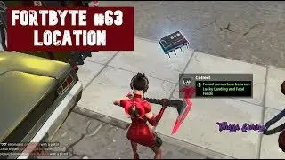 Fortbyte #63 Lcoation Found somewhere between Lucky landing and Fatal Fields
