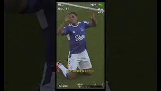 Yerry Mina y la promesa cumplida!!! #yerrymina #mina #evertonfc #everton #premierleague  #shorts