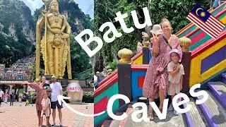 Batu Caves Hindu Temple in Kuala Lumpur, Malaysia!