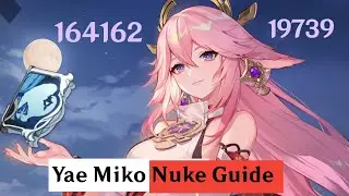 C0 F2P Yae Miko Nuke Guide | Yae Miko Showcase | Widsith | Genshin Impact